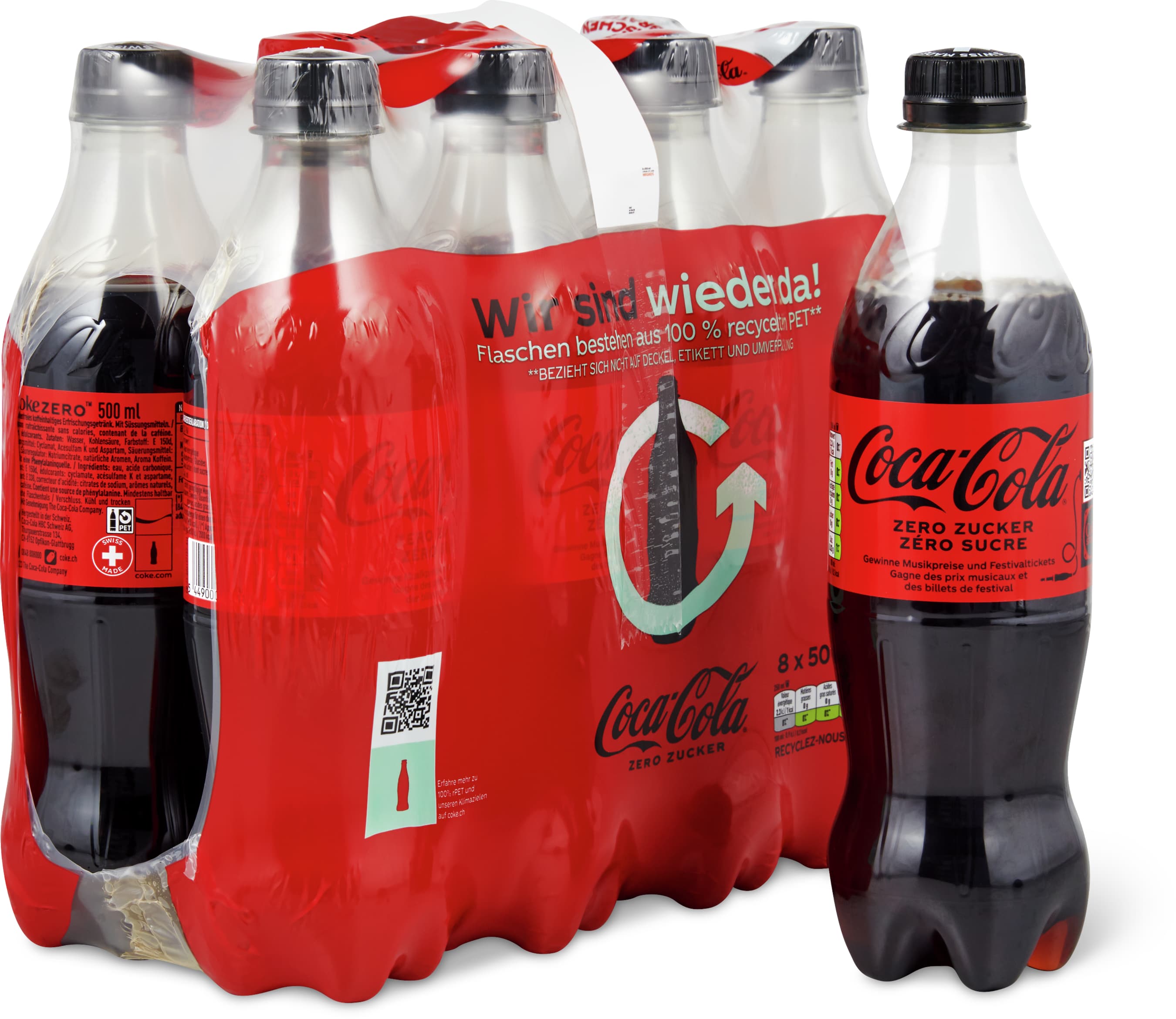 Coca-Cola Zero 8x500ml